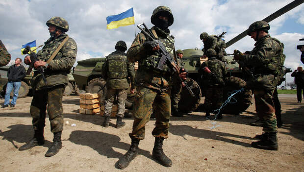 Солдаты украинской армии