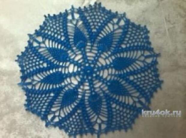 Схема салфетки вязания крючком Схема салфетки вязания крючком