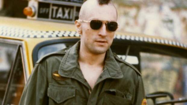 robert de niro as travis bickle in taxi driver