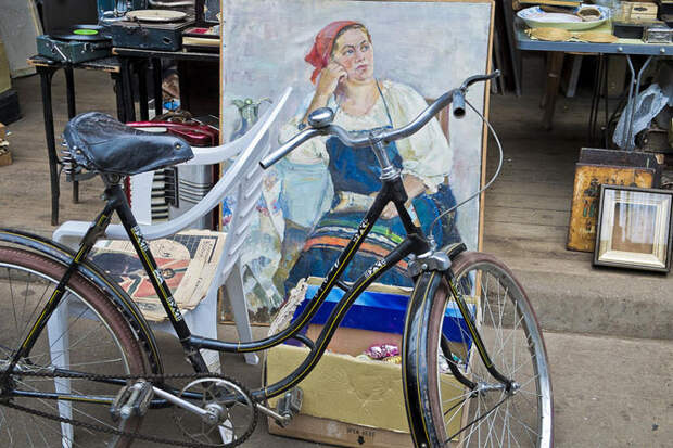 Прогулка по блошиному рынку в Москве