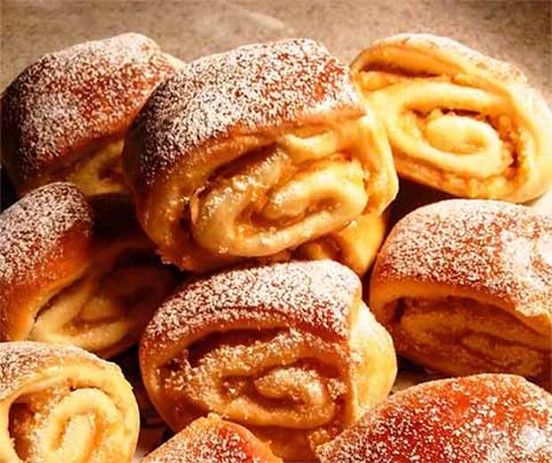 яблочные булочки