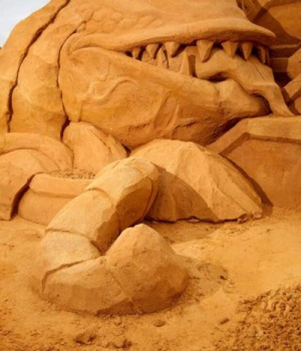 Фестиваль скульптур из песка в Австралии