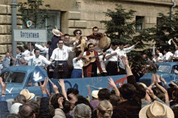 Всемирный фестиваль молодёжи 1957 года в Москве в фотографиях Всемирный фестиваль молодёжи 1957 года в Москве в фотографиях СССР., Фестиваль, молодёжь, фото