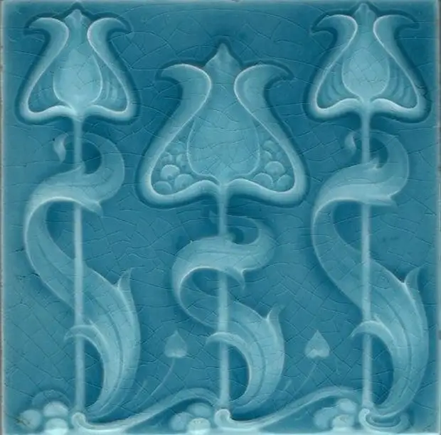 Керамическая плитка в стиле Art Nouveau