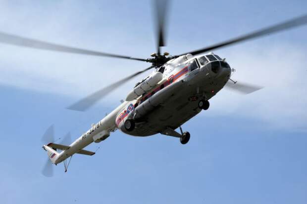 На поиски пропавшего в Амурской области частного вертолета вылетел Ми-8