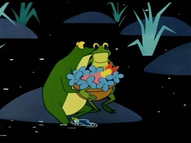 Картинки по запросу жабы из дюймовочки мама и сын