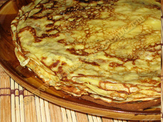 Блины с крохмалом