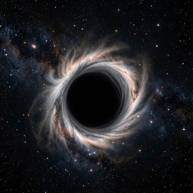 Гигантская чёрная дыра внезапно "села на диету": учёные в шоке