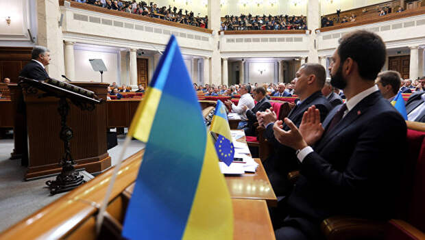 Заседание Верховной рады Украины в Киеве. Архивное фото