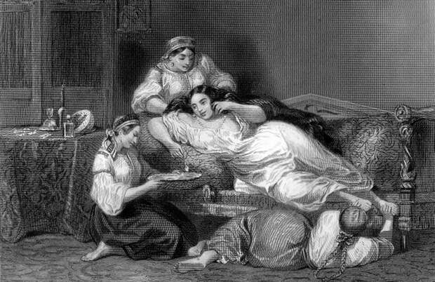 Ф. Лакруа "Русская помещица" (1840 г).