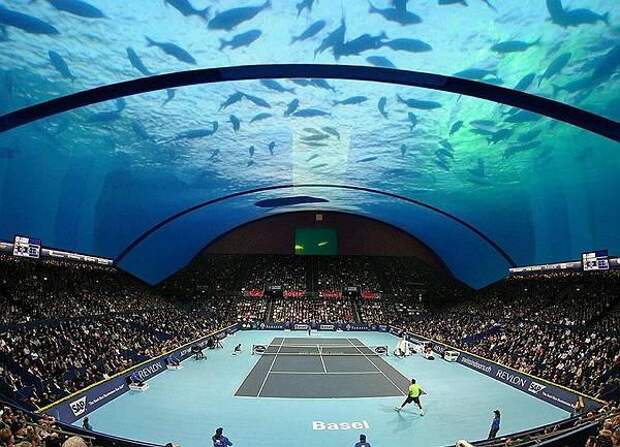 В Дубае построят первый в мире теннисный корт под водой.