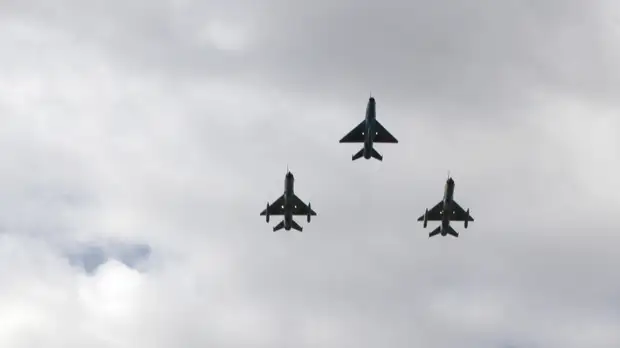 В Сербии упал самолёт МиГ-21 ВВС