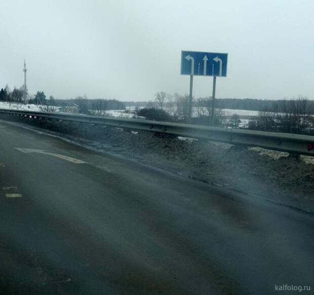 Ужасы российских дорог (50 фотографий)