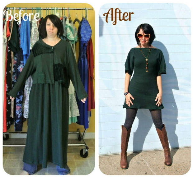 До и после: удивительные превращения одежды из секонд-хенда