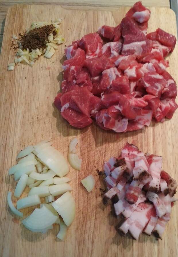 Гуйяш по-ликочски (венгерский гуляш) Рецепт, Рагу, Гуляш, Длиннопост, Кулинария