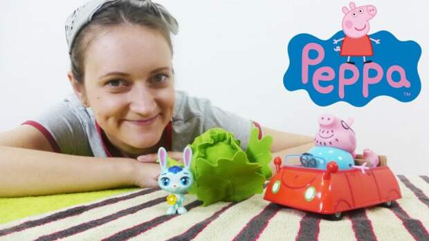 Свинка Пеппа: приключения в огороде. Строим ловушку для вора! Видео с игрушками для детей