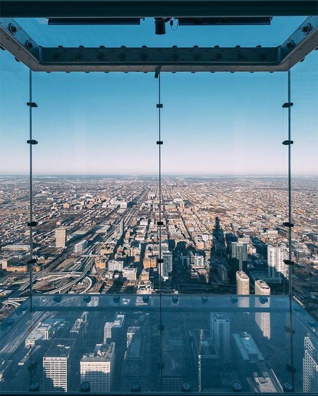 Чикагская башня Уиллис Скайдек - туристический маршрут не для слабонервных