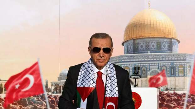 Эрдоган считает, что ХАМАС защищает турецкие земли от Израиля