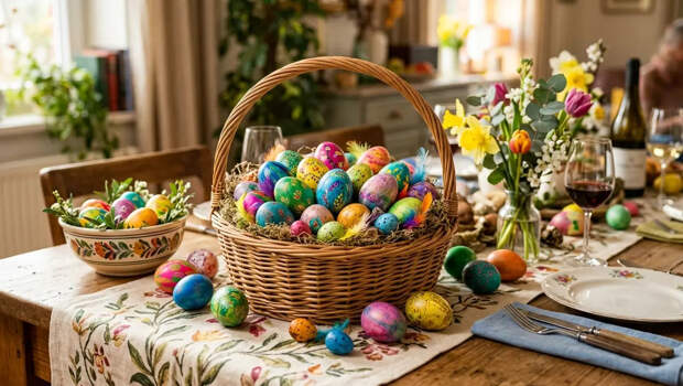 Гастроэнтеролог предупредила об опасных красителях для пасхальных яиц