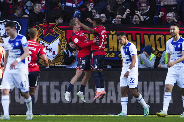 ЦСКА обыграл махачкалинское "Динамо" в матче 22-го тура чемпионата России