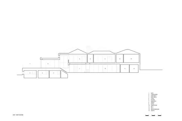 Семейный дом с многоуровневыми пространствами в Канаде