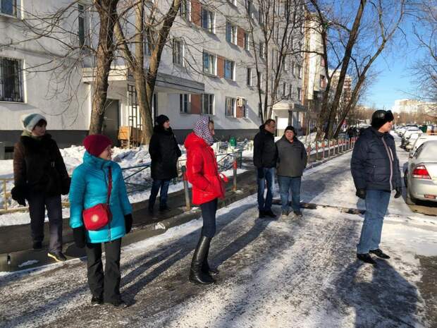 Обход / фото предоставлено управой района
