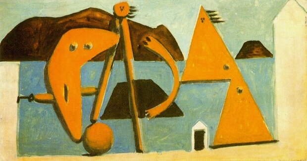 Пабло Пикассо. Купальщицы  на пляже. 1928 год