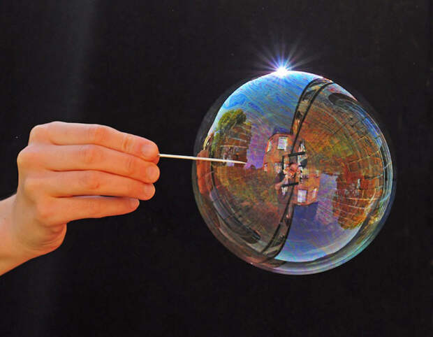 milniepuziri 11 Мир в отражении мыльных пузырей
