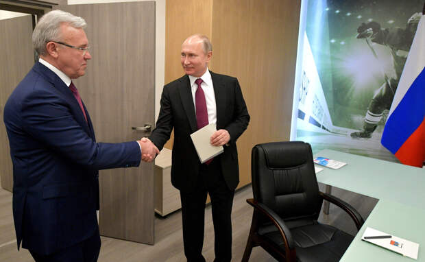 Бывший красноярский губернатор Усс встречается с Путиным в Кремле