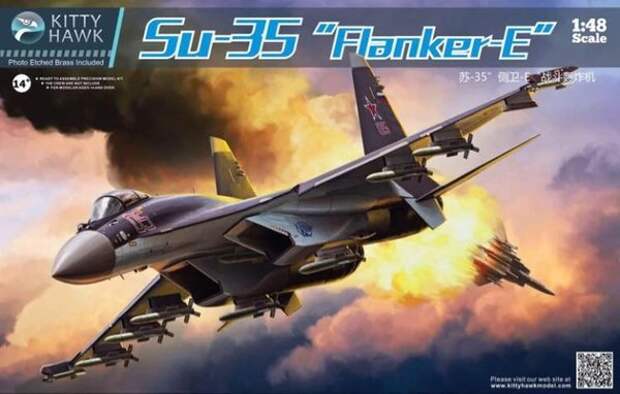 Sukhoi Su-35 "Flanker-E" Kitty Hawk - Nr. KH80142 - 1:48