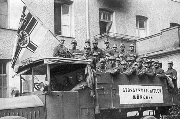 Военизированные формирования НСДАП на подступах к Берлину. Пивной путч, 1923 год