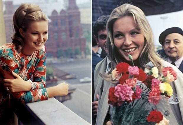 Марина Влади в Москве, 1965 | Фото: kleinburd.ru