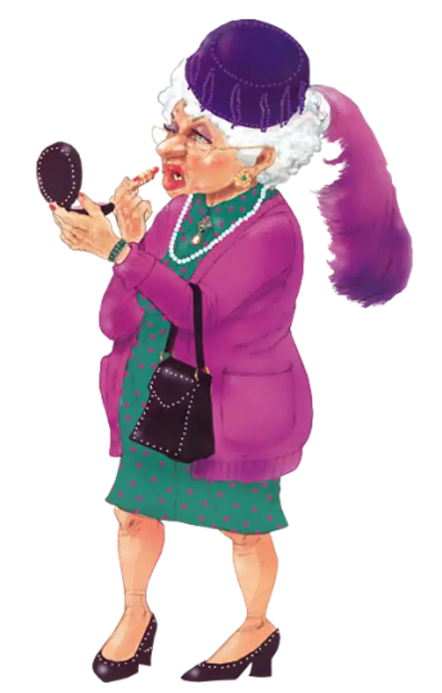 Тетя заметила. Веселая пенсионерка. Иллюстрация пенсионерка. Модная тетка иллюстрации. Веселые бабушки.
