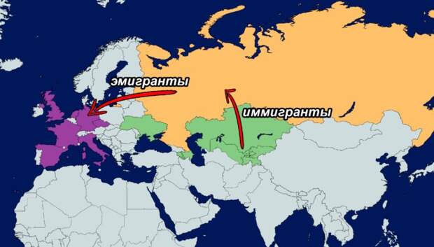 В чём разница между иммигрантом и эмигрантом, и сколько их в России?