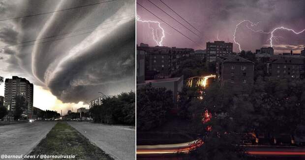 Ураган в Барнауле - самое мистическое явление природы из всех, что я видел