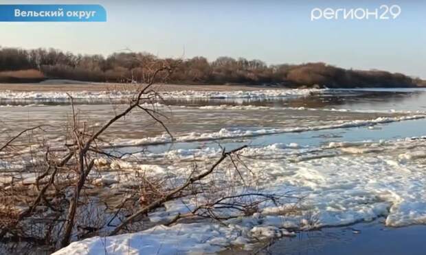 В Архангельской области начался ледоход