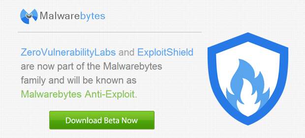 Malwarebytes Anti-Exploit – продукт слияния ZeroVulnerabilityLabs с Malwarebytes