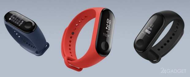 Xiaomi Mi Band 3: водозащищённый фитнес-браслет с NFC за $31 (8 фото)