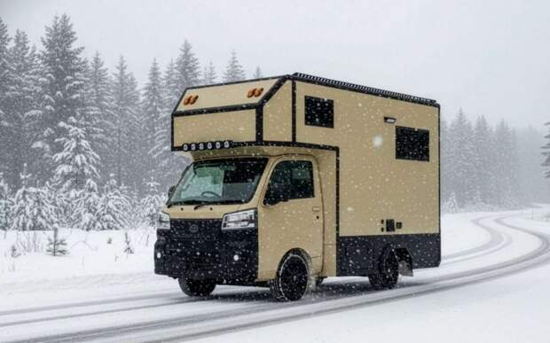 Автодом, в котором есть всё, что нужно для жизни на природе