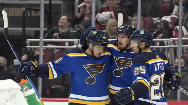 Благодаря голам Бучневича, Костина и Барбашёва «Сент-Луис» обыграл «Аризону»