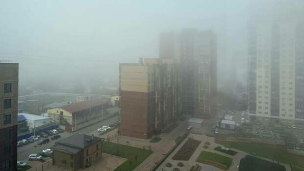 Густой туман окутал Алтайский край утром 20 августа. Фото и видео