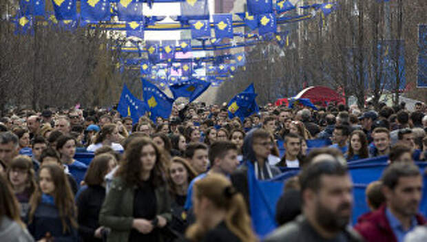 Празднования 9-й годовщины независимости Республики Косово. Архивное фото