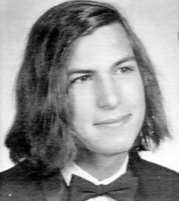 Стиву Джобсу 18 лет. США. 1973 г. известные, люди, фото