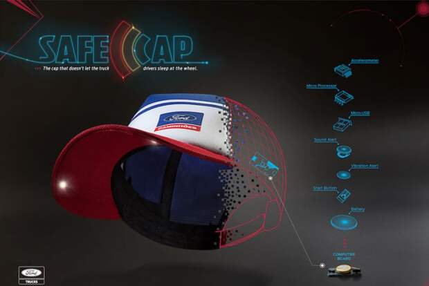 Умная кепка SafeCap разбудит уставшего водителя