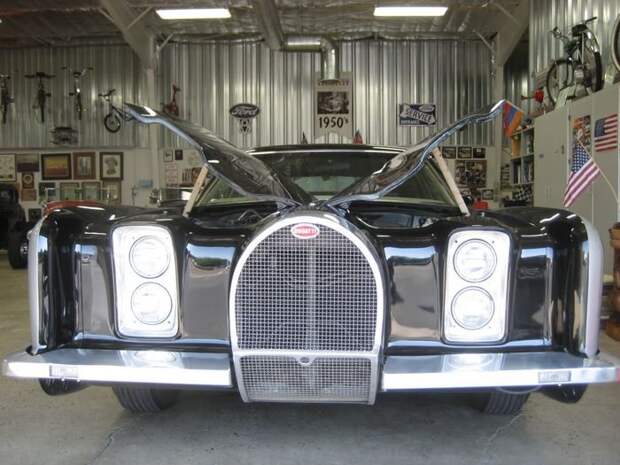 Симбиоз Bugatti и Lincoln в неизвестном Bugincoln (16 фото)