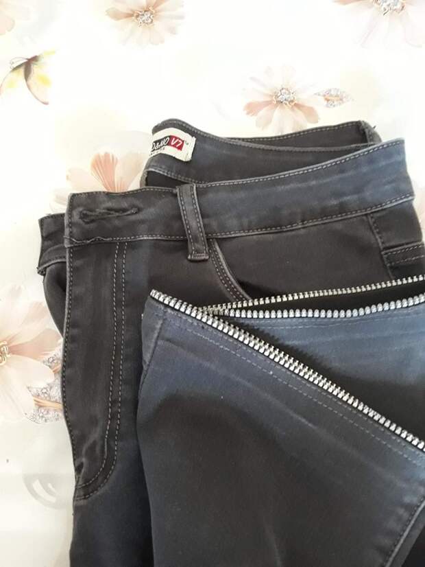Как удлинить джинсы?