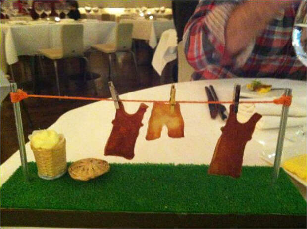 сервировка блюд