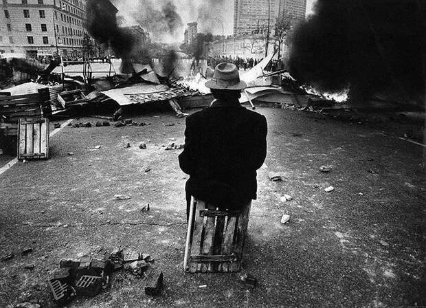 Расстрел здания Верховного Совета, 1993 год время, кадр, люди, ностальгия, россия, фото