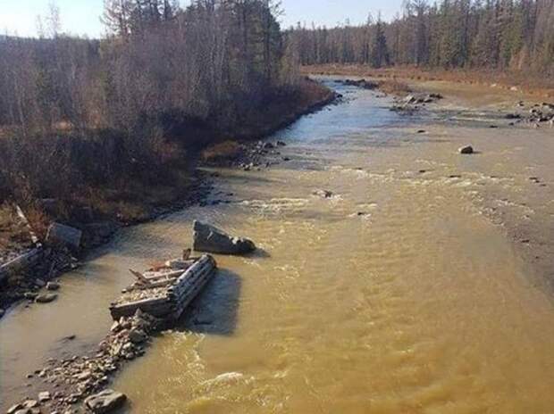 Китайские золотодобытчики отравили реку в Якутии