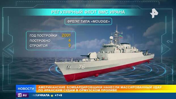 США назвали иранский флот своей главной целью